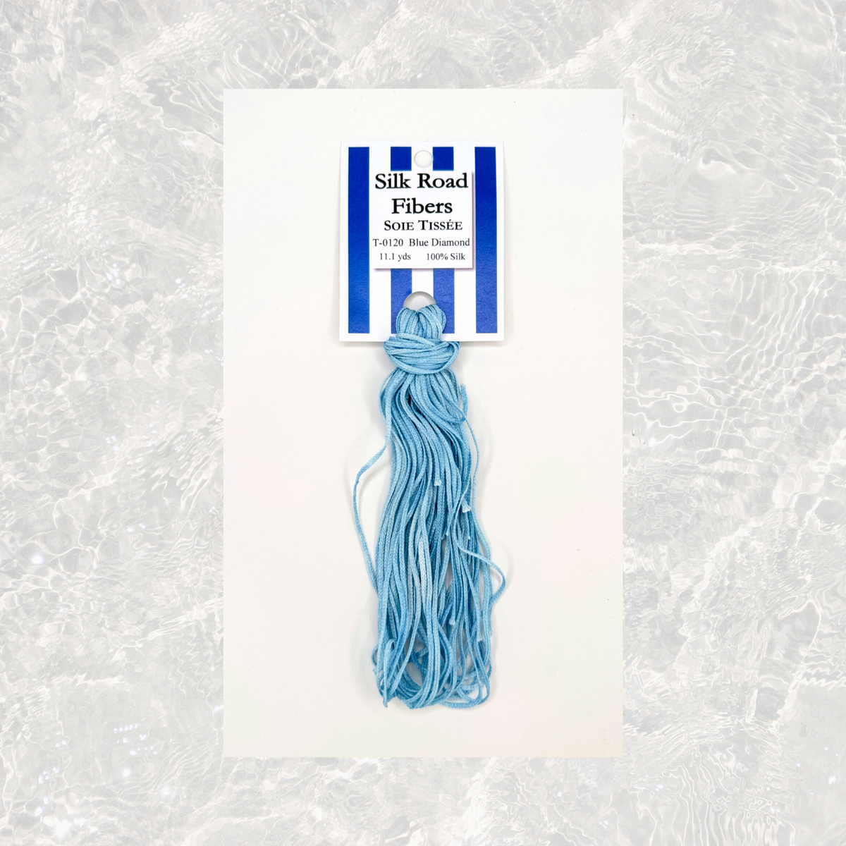 Soie Tissée T-0120 Blue Diamond